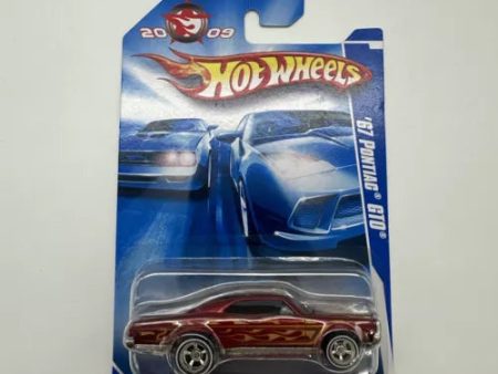 2009 HOT WHEELS COLLECTOR EDITION RED 1967 PONTIAC GTO w RR S Hot on Sale