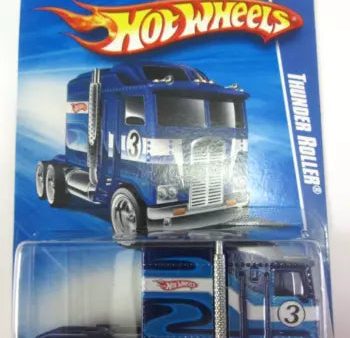 2010 HOT WHEELS COLLECTOR EDITION RED BLUE THUNDER ROLLER w RR S Supply