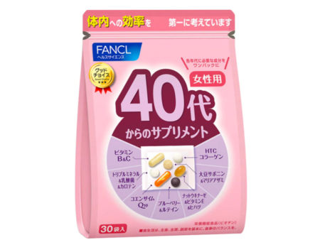 FANCL 40Y VITAMIN SUPPLEMENT 30DAYS 日本芳珂 新版 女性40年龄段无添加多合一综合维生素 30日份 Hot on Sale