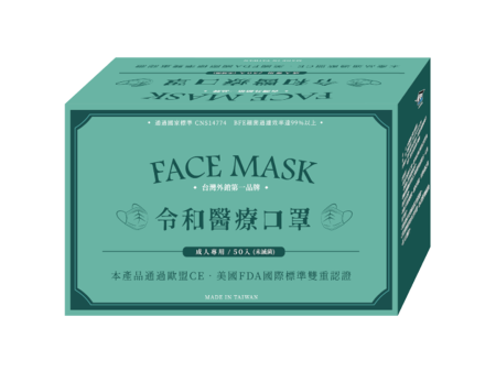 Linghe Adult Medical Face Mask Black 50pcs Box 台湾外销第一品牌令和医疗口罩 成人专用黑色款 50个 盒 Fashion