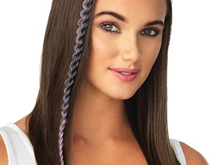 Metallic Braid Synthetic Hair Extension (1 Piece) | Clip In Color | CLOSEOUT Cheap