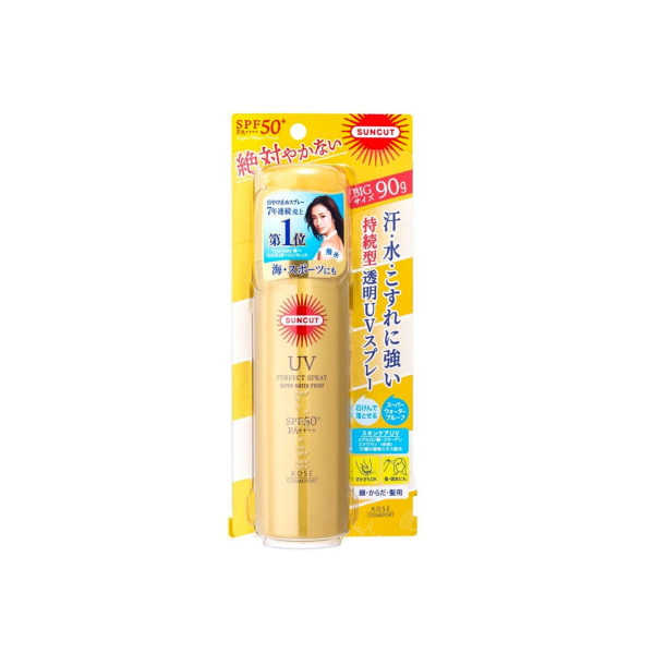 KOSÉ Cosmeport Suncut UV Perfect Spray Super Water Proof SPF50+ PA++++90g 日本高丝防水防汗防晒喷雾 90g Fashion