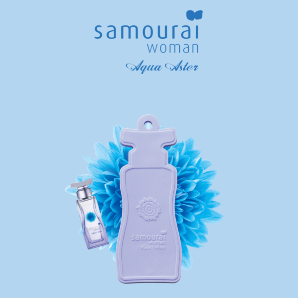 SPR Samourai Woman Freagrance Rubber Card (Aqua Aster) 日本SPR Samourai 女士芳香香薰卡(水紫苑) For Discount