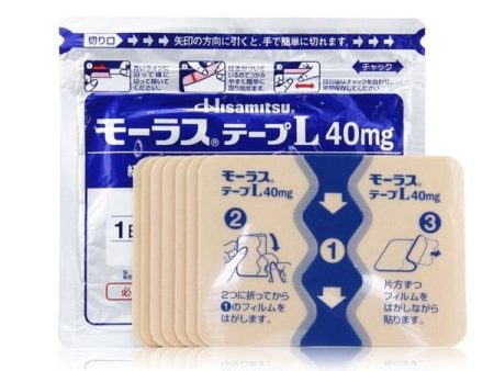 Mohrus Tape L 40mg Muscle Pain Arthritis Relief Ketoprofen (7patches) 久光膏药贴 肩颈关节腰腿痛贴膏 Supply