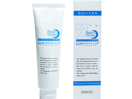 KOBE Beauty White Whitening Toothpaste 日本KOBE Beauty White 激白搪瓷牙膏 80g Fashion