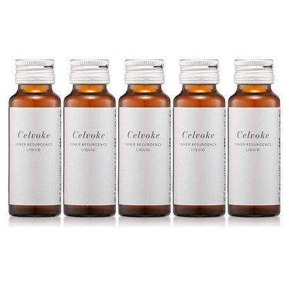 CELVOKE INNER RESERGENCE LIQUID BOTTLE 30ML X 5 BOTTLES 日本CELVOKE 燕窝发酵精华口服液30ml * 30支 For Sale