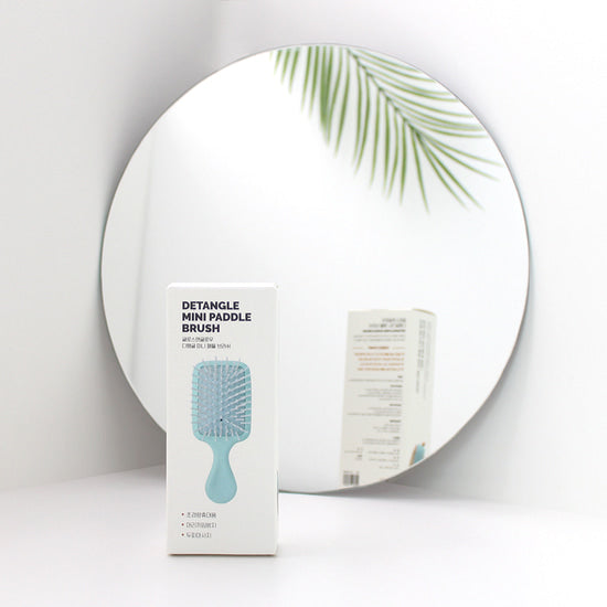 Gloss & Glow Detangle Mini Paddle Brush (Mint) 韩国 Gloss & Glow 迷你除缠结气囊按摩梳 (薄荷色) Fashion