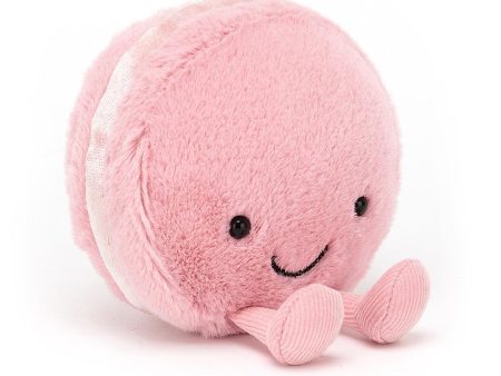 JellyCat Amuseable Macaron Raspberry - H10cm Supply