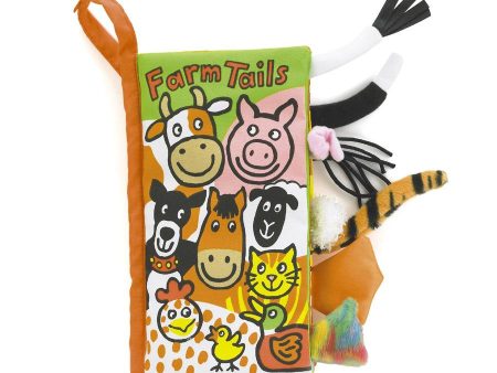 JellyCat Farm Tails Book For Cheap