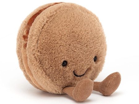 JellyCat Amuseable Macaron Chocolate - H10cm For Cheap