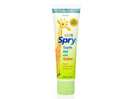 Spry Kid s Fluoride-Free Tooth Gel with Xylitol - Original Flavour	60ml For Discount