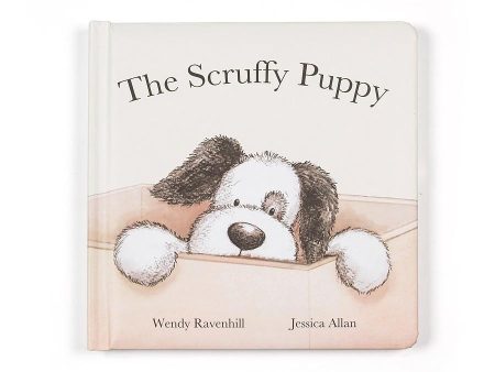 JellyCat Scruffy Puppy Book For Discount